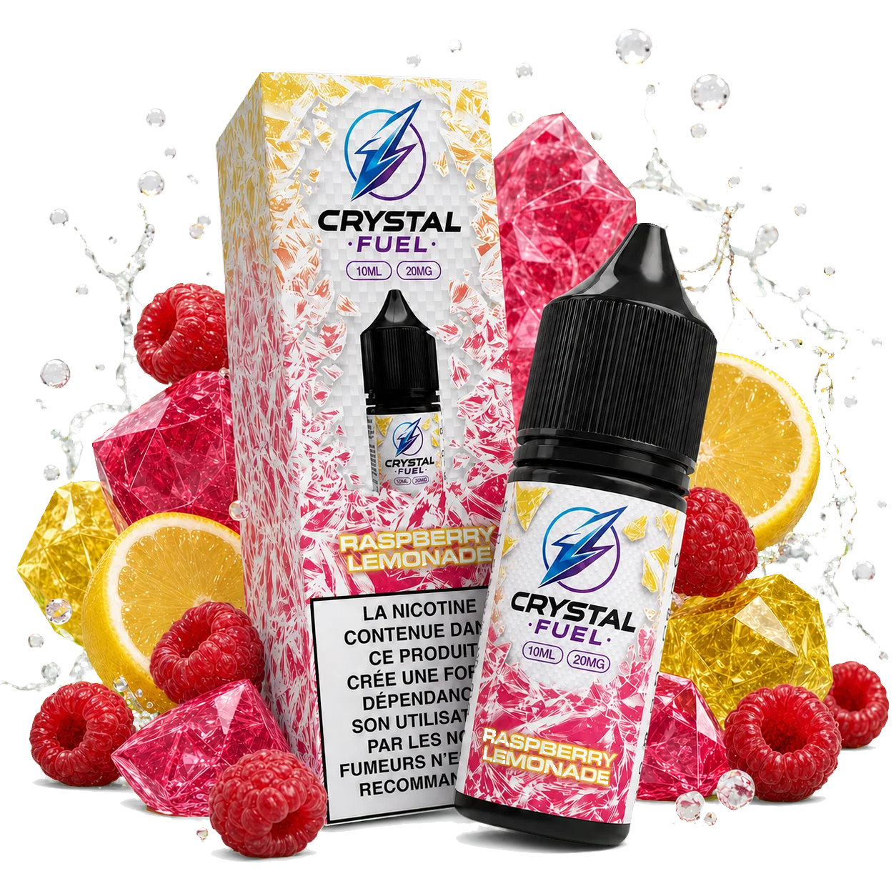 Crystal Fuel — Raspberry Lemonade nic salt